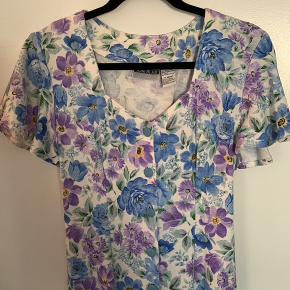 💗Colorful floral vintage dress - Picture 2 of 7